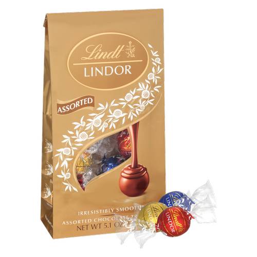 Lindt Lindor Assorted Chocolate Truffles 5.1oz Bag