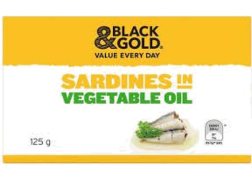Black Gold Sardines in Oil (125g)