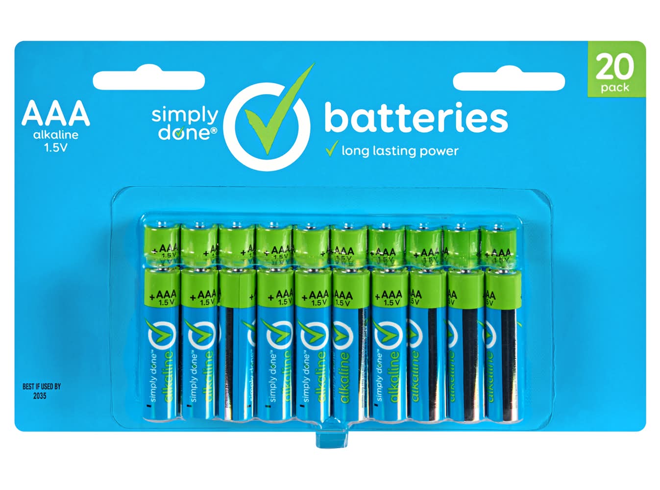 Simply Done Aaa Alkaline Batteries (20 ct)