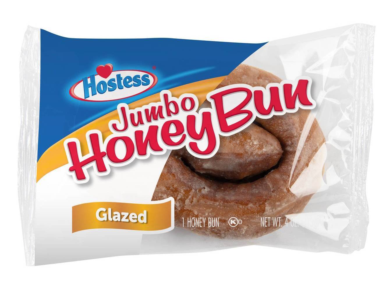 Hostess Jumbo Glazed Honey Bun (4oz)