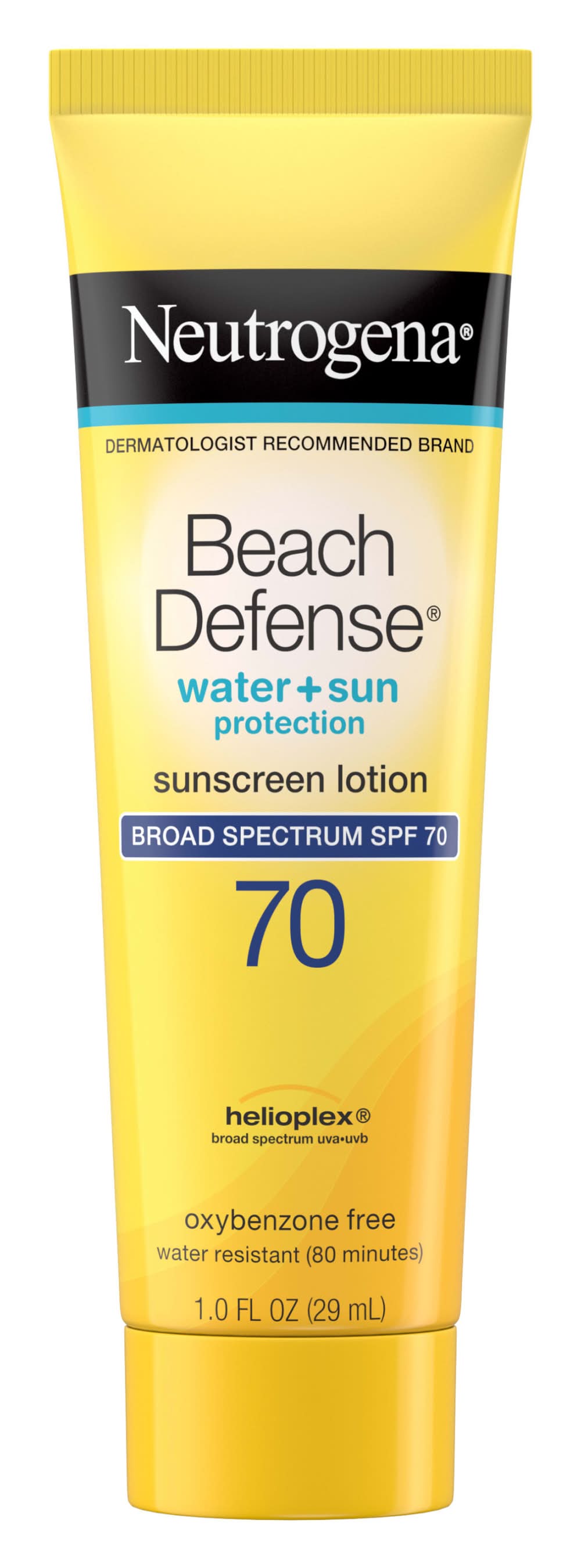 Neutrogena Beach Defense Water + Sun Protection Sunscreen Lotion Spf 70 (1 fl oz)