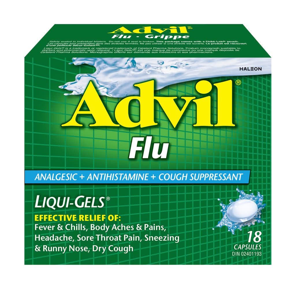 Advil Flu Liqui-Gels Capsules (18 ct)