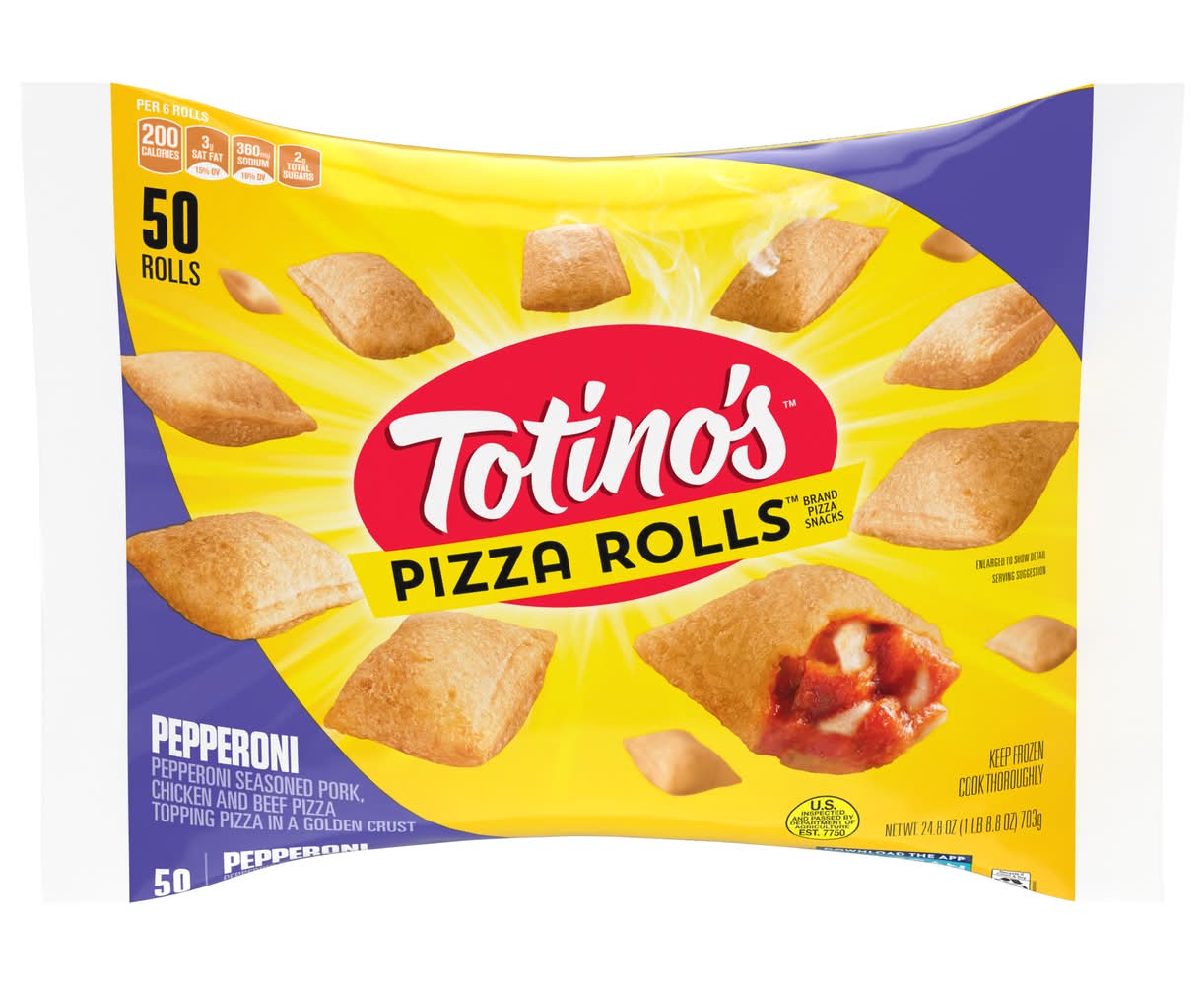 Totino's Pizza Rolls, Pepperoni (24.8 oz, 50 ct)