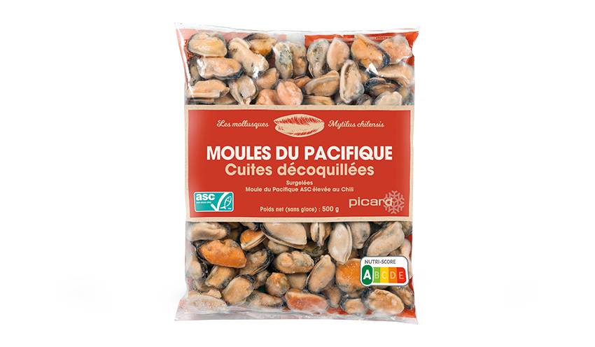 Moules du Pacifique cuites décoquillées ASC, Chili