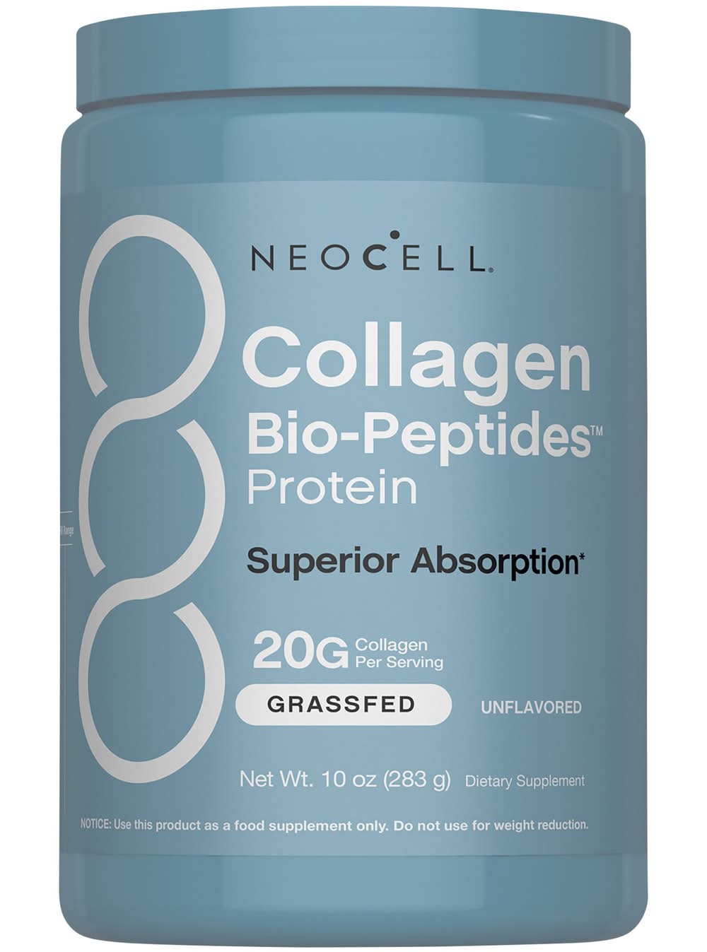 Collagen Bio-Peptides Protein  20G Of Collagen + 18G Of Protein  Superior Absorption  Unflavored (10 Oz./14 Servings)