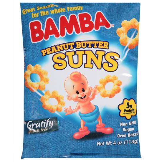 Bamba Peanut Butter Suns Snacks