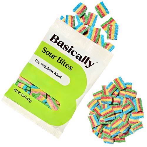 Basically, Sour Rainbow Bites (5 oz)