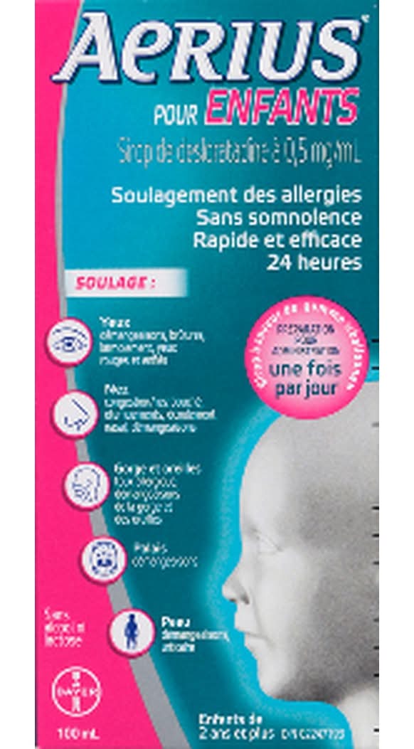 Aerius Syrup Children Bblgum (100 g)