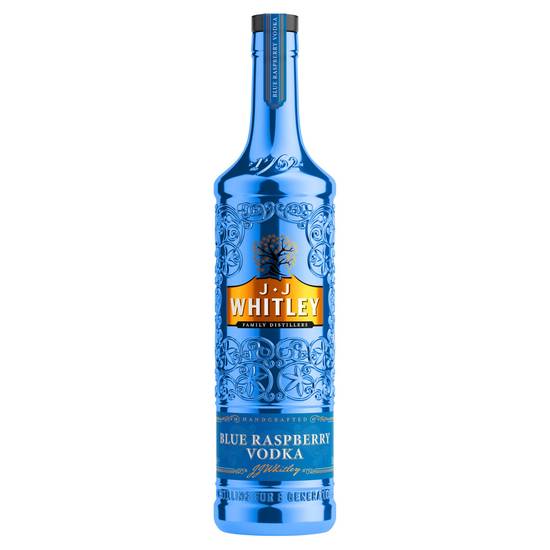 SAVE £2.00 JJ Whitley Blue Raspberry Vodka 70cl