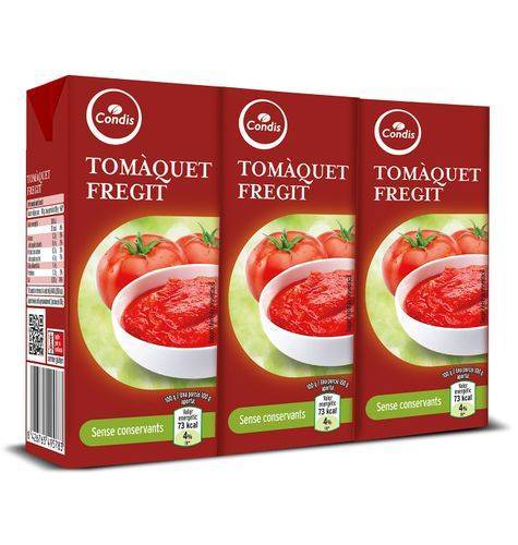 Tomate Frito Condis Pack 3 Unidades (630 g)