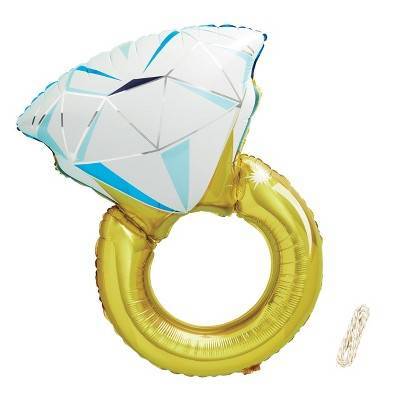 Spritz Diamond Ring Foil Balloon