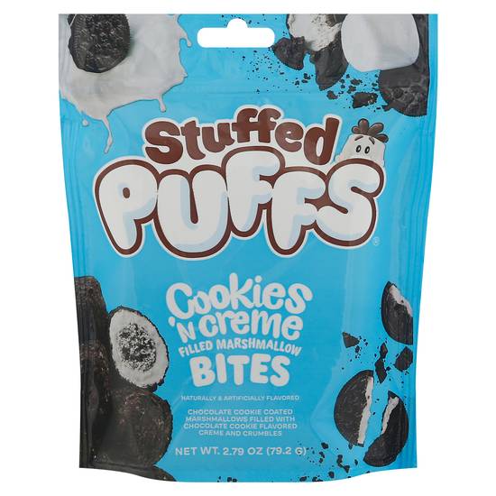 Stuffed Puffs Cookies 'N Creme Filled Marshmallow Bites