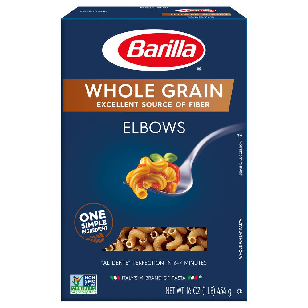 Barilla Whole Grain Elbows Pasta (1 lbs)