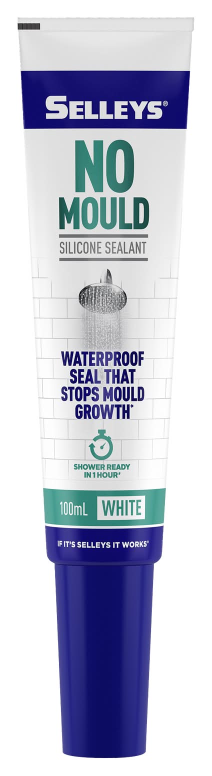 Selleys 100ml White No Mould Resistant Silicone Sealant - White