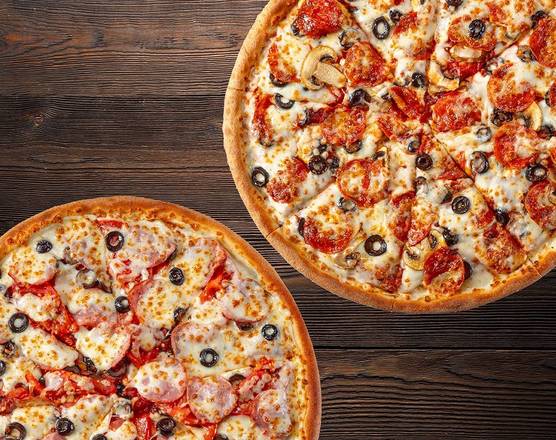 Elige 2 Pizzas Familiares🍕