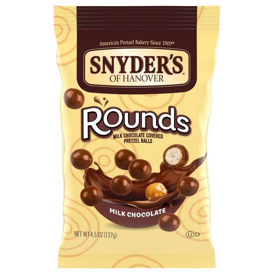 Snyder's Of Hanover Milk Chocolate Pretzel Rounds (4.5oz bag)