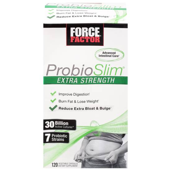 Force Factor Extra Strength Probio Slim Vegetable Capsules (120 ct)