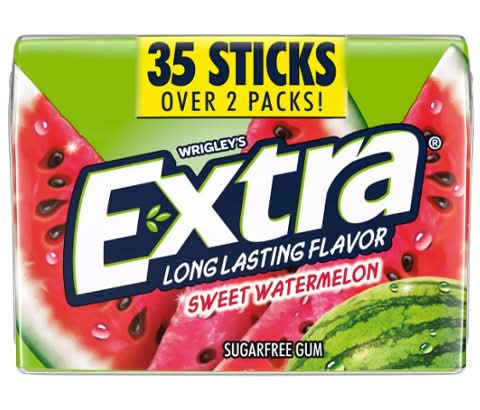 Extra Watermelon Mega Pack 35ct 2.8oz