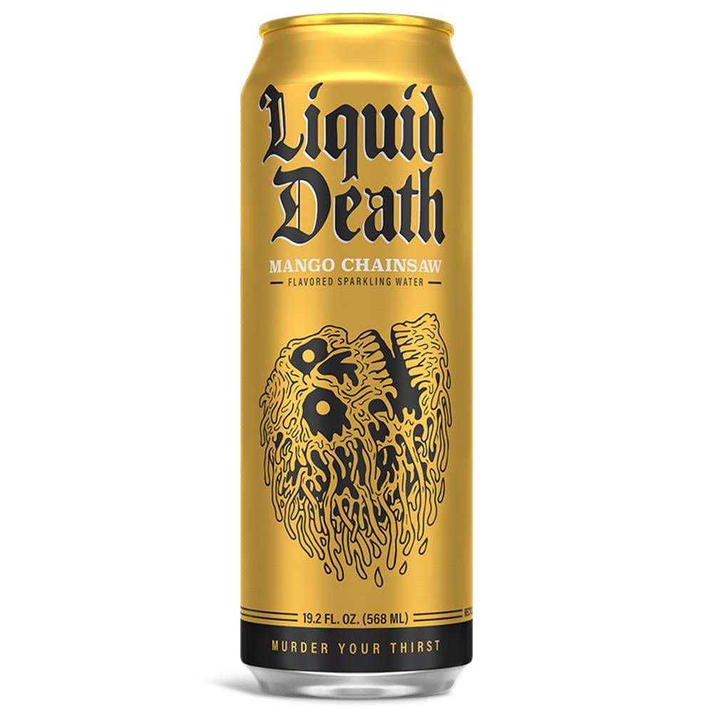 Liquid Death Mango Chainsaw Sparkling Water (19.2 fl oz)