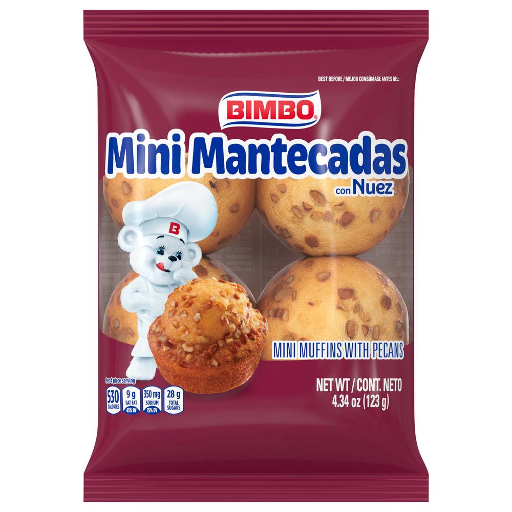 Bimbo Mini Muffins With Pecans