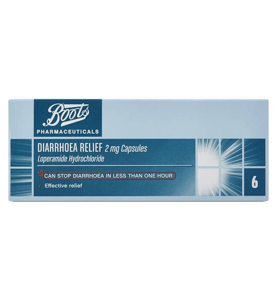 Boots Diarrhoea Relief - 6 Capsules