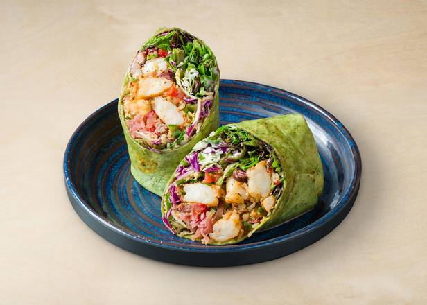 MEDITERRANEAN SHRIMP WRAP