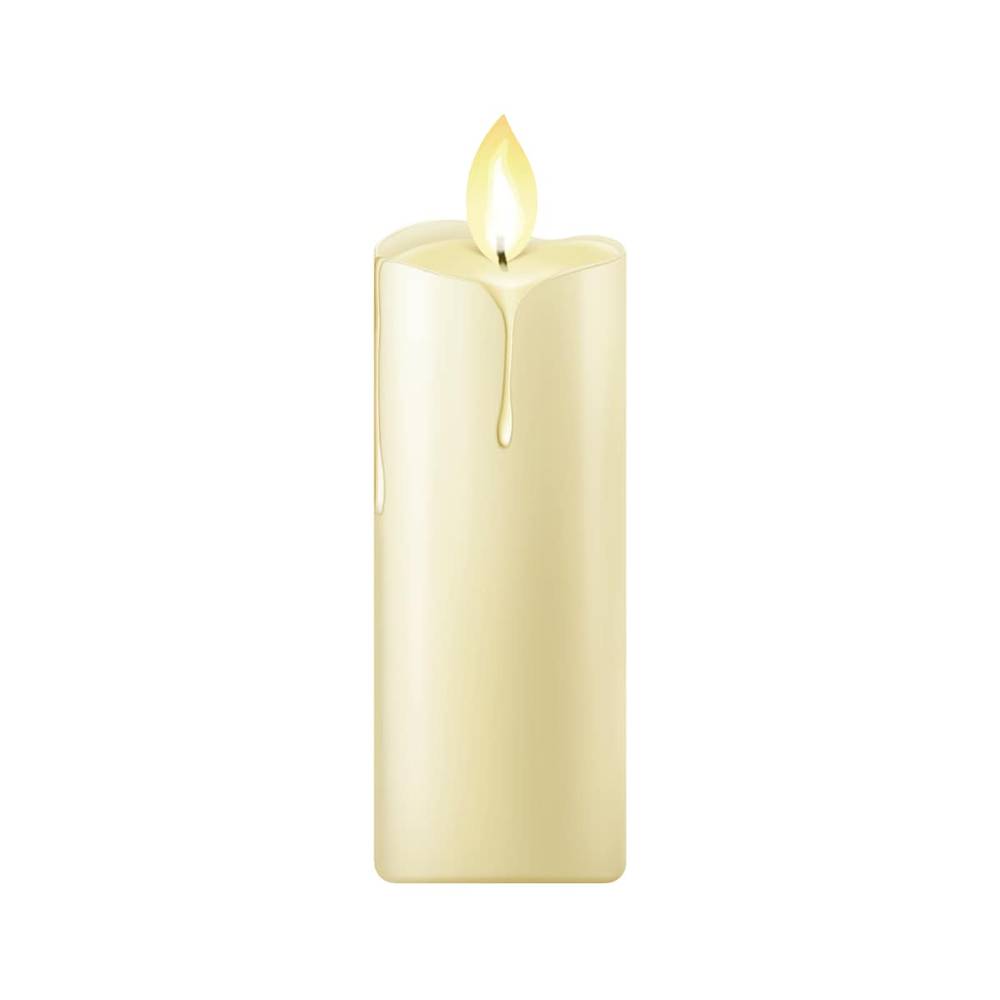 Holiday Living 7.125-in Lighted Candle Battery-operated Batteries Included Christmas Decor | W10I0096