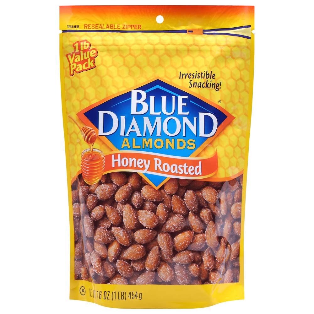 Blue Diamond Honey Roasted Almonds (1 lbs)