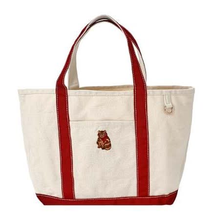 Iconic Canvas Tote Cat