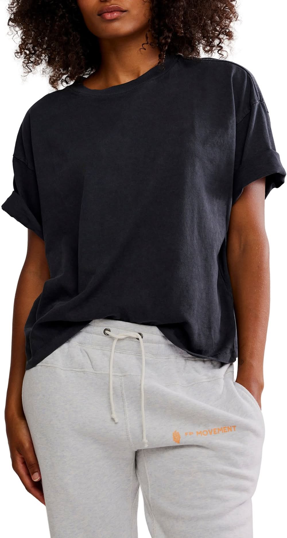 FP Movement Women's Tackle Tee (Black, L)