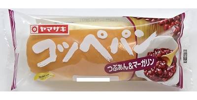ヤマザキ　コッペパン　つぶあん＆マーガリン　１個