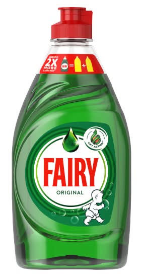 Fairy Washing Up Liquid Green With Liftaction