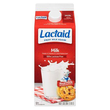 Lactaid Milk 100% Whole - 64.0 OZ