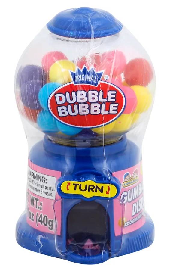 Kidsmania Dubble Bubble Gumball Dispenser Candy