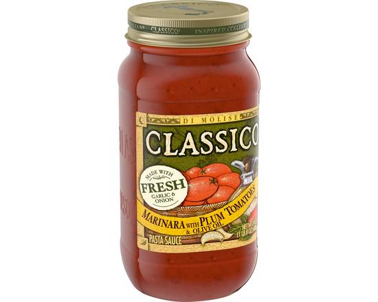 Classico · Marinara with Plum Tomatoes & Olive Oil Pasta Sauce (24 oz)
