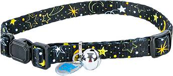 Play On Cat Moon and Stars Adjustable Collar