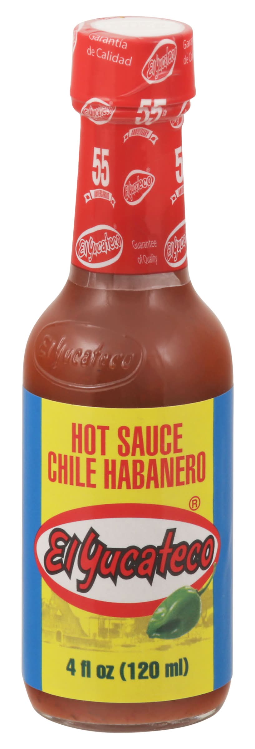 El Yucateco Chile Habanero Hot Sauce (4 fl oz)