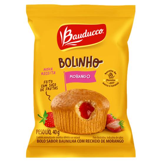 Bauducco bolinho de morango (40 g)