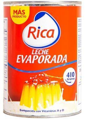 RICA Leche Evaporada Lata 410grs