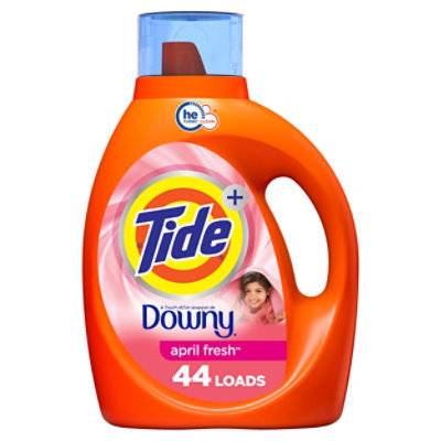 Tide Plus Downy April Fresh High Efficiency Liquid Laundry Detergent