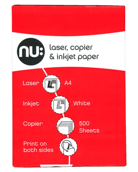 Nu: Laser, Copier & Inkjet Pape