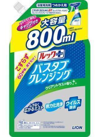 ルックプラスバスタブクレンジングシトラス替８００ｍＬ:4903301282075