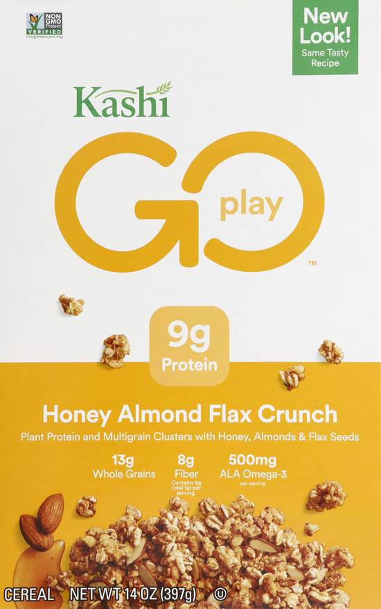 Kashi Go Play Honey Almond Flax Crunch Protein Cereal