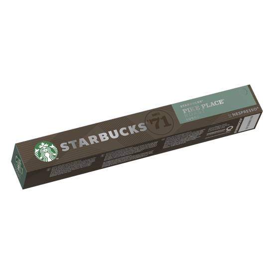 Starbucks - Pike place café capsules compatibles nespresso lungo (10 pièces)