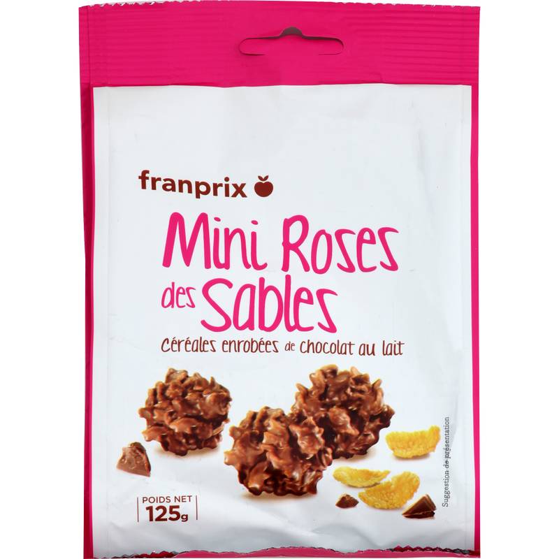 Franprix - Mini roses des sables au chocolat au lait (125g)