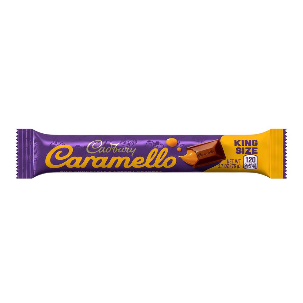 Cadbury King Size Candy, Caramello (2.7 oz)