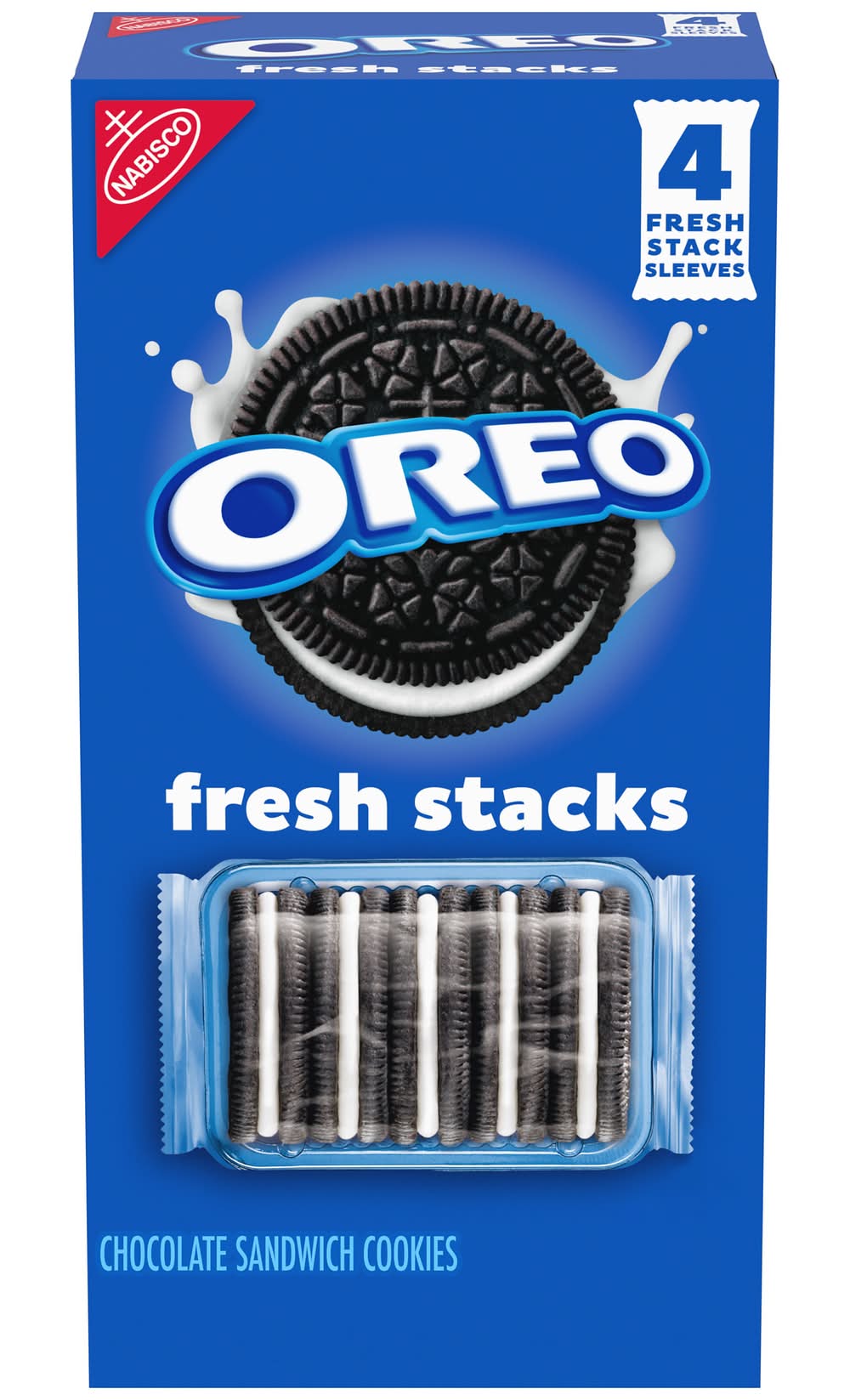 Oreo Fresh Stacks Chocolate Sandwich Cookies (8.05 oz, 4 ct)