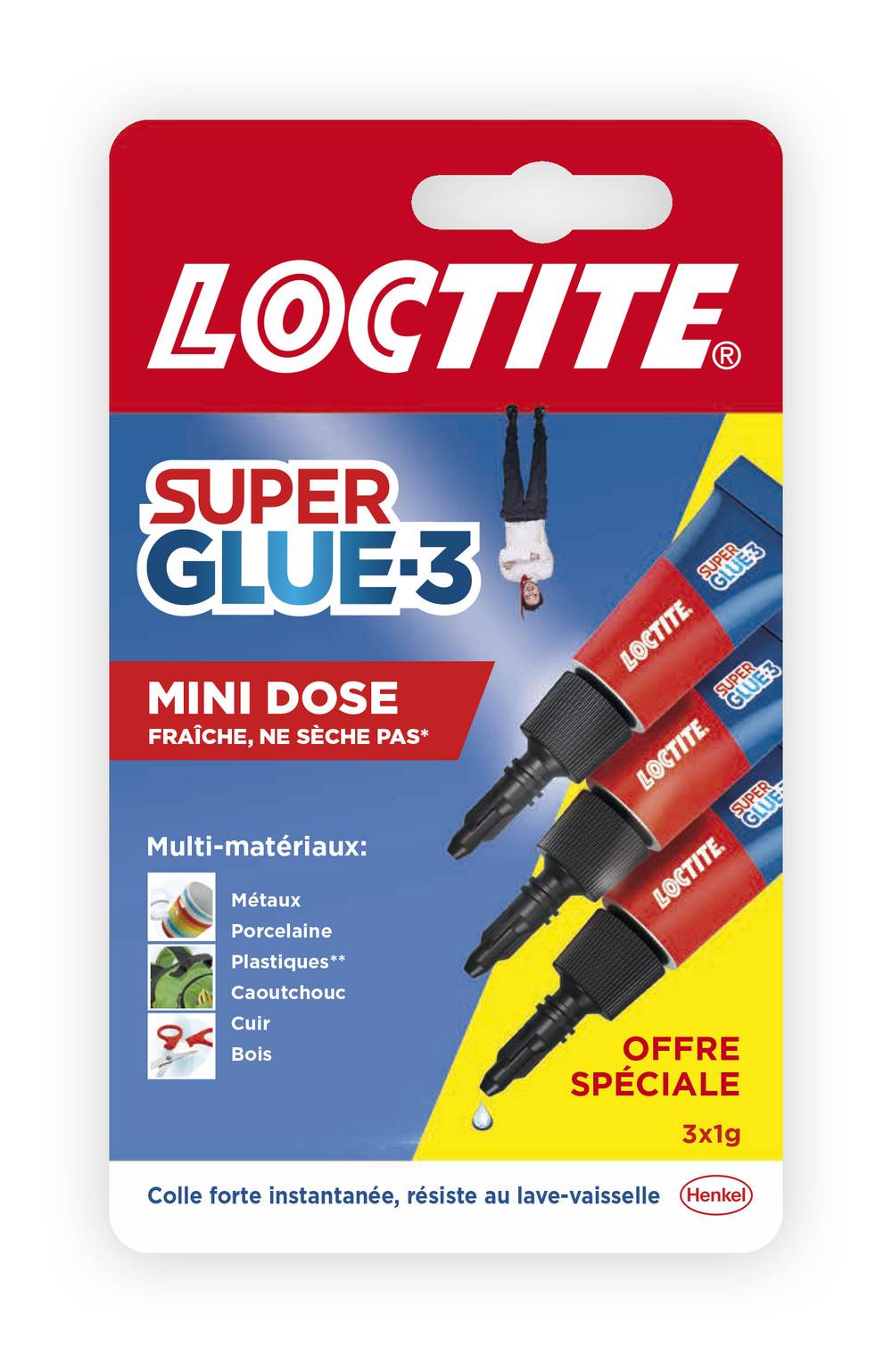 Loctite - Colle super glue 3 mini dose