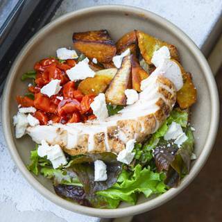 Salada de Frango e Batata Doce