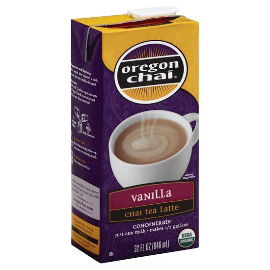 Oregon Chai Vanilla Chai Tea Latte Concentrate (32 fl oz)